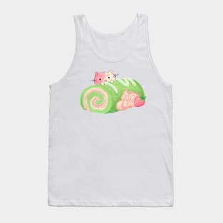 Matcha Roll Cake Tank Top